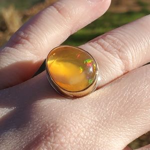 Jamie Joseph Mexican Opal 14k & Sterling Ring